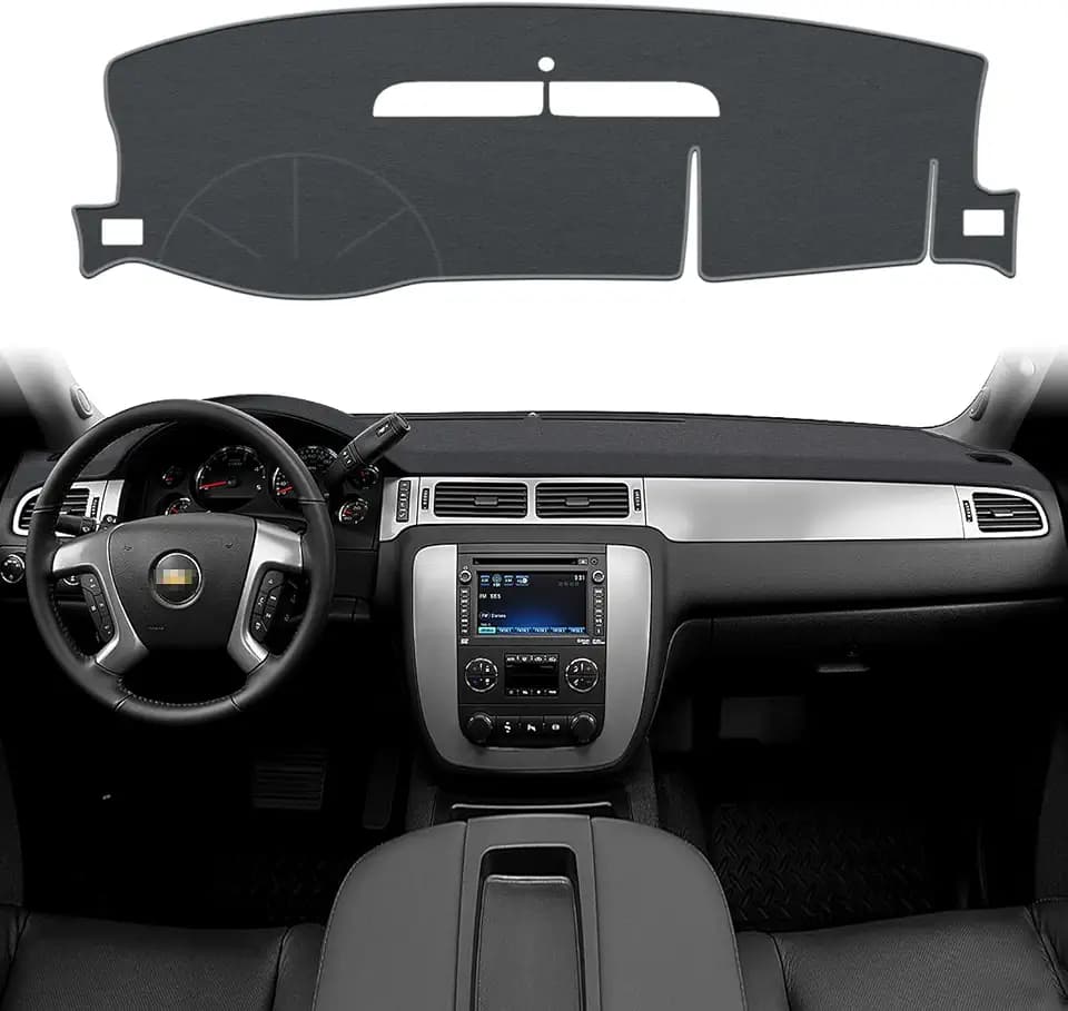 POSAID Dash Cover for 2007-2013 Chevy Avalanche Silverado 1500 LTZ