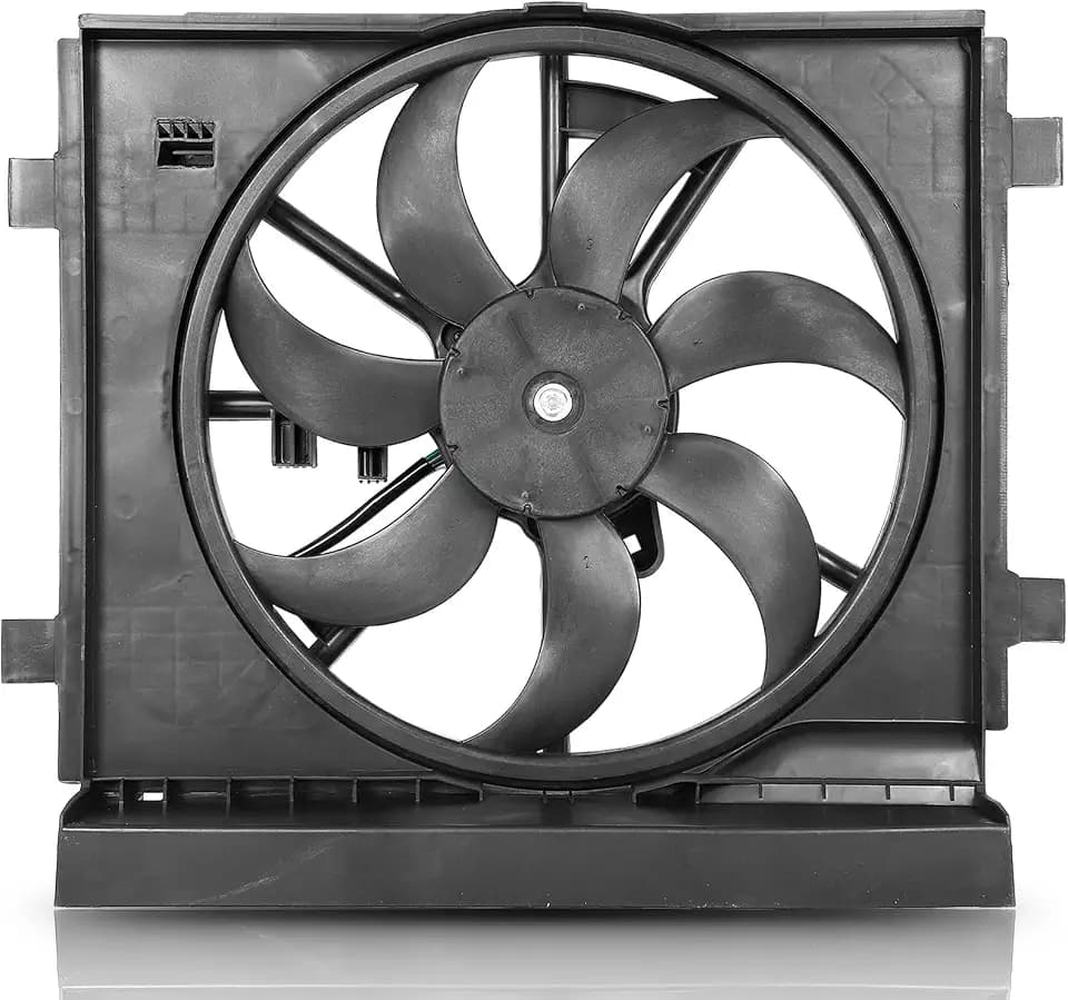 SCITOO 622880 Cooling Fan Assembly for Nissan for Sentra 2013-2019 1.8L
