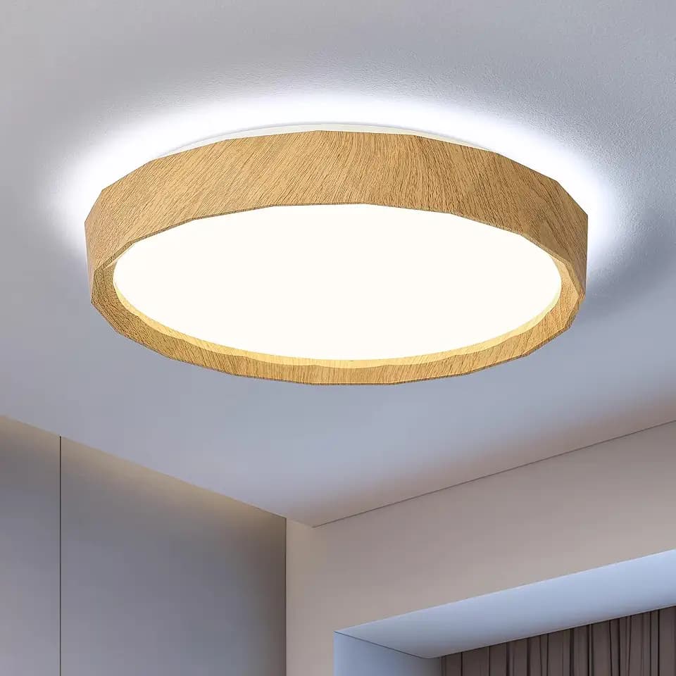Moderne LED Deckenlampe, Rund 40 cm Deckenleuchte