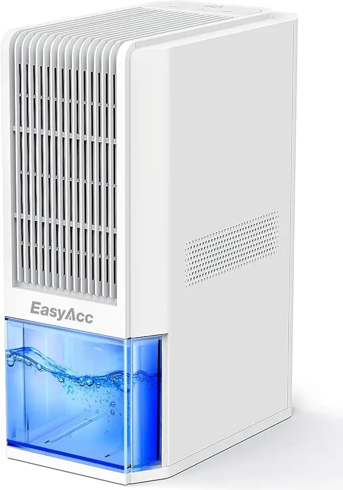 EasyAcc Badezimmer Luftentfeuchter Elektrisch 2000mL Innovativer Luftentfeuchter 1,3L/Tag, Effiziente Entfeuchtung auch ＜13℃ für 20㎡ -gegen Schimmel & Feuchtigkeit für Badezimmerentfeuchter