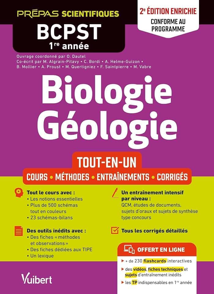 Biologie-Géologie BCPST 1re année - 2e édition conforme au nouveau programme: Cours - Schéma-bilan - Méthodes détaillées - Exercices corrigés - Tous les TP en ligne