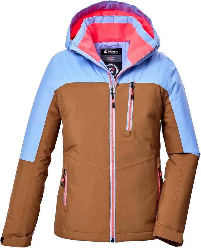 Killtec Mädchen Kow 353 Grls Jckt Funktionsjacke/Outdoorjacke mit Kapuze