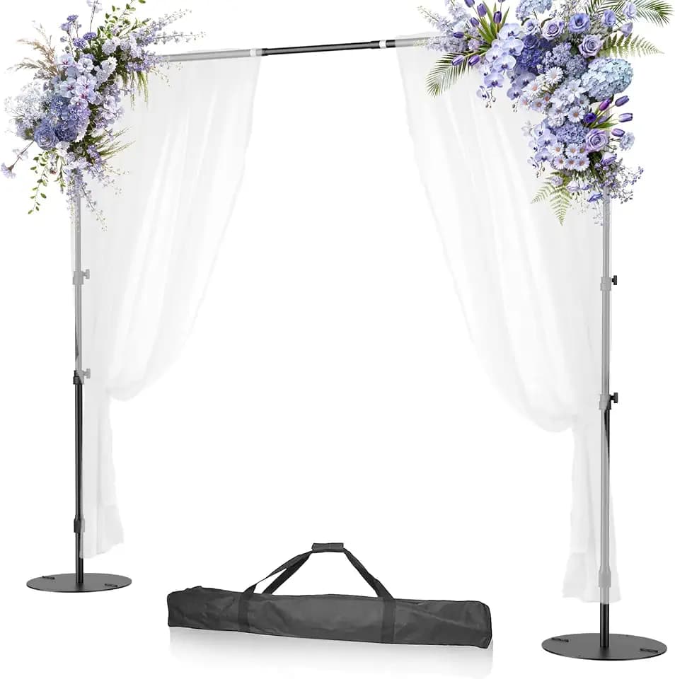 EMART 10x7ft Backdrop Stand Adjustable Photo Background Stand Kit