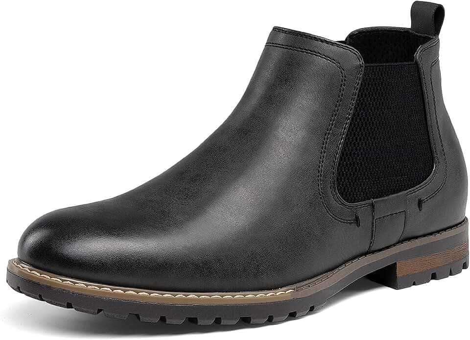 Bruno Marc Men's Casual Slip-On Chelsea Ankle Boot
