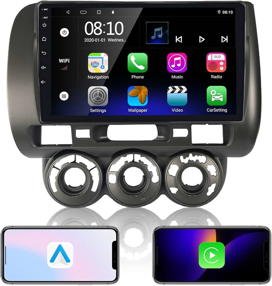 Carplay Android Autoradio für Honda Fit 2004-2007 / Honda Jazz 2001-2006