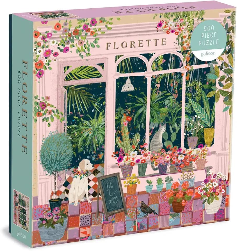 Galison - Florette 500 Piece Jigsaw Puzzle for Adults