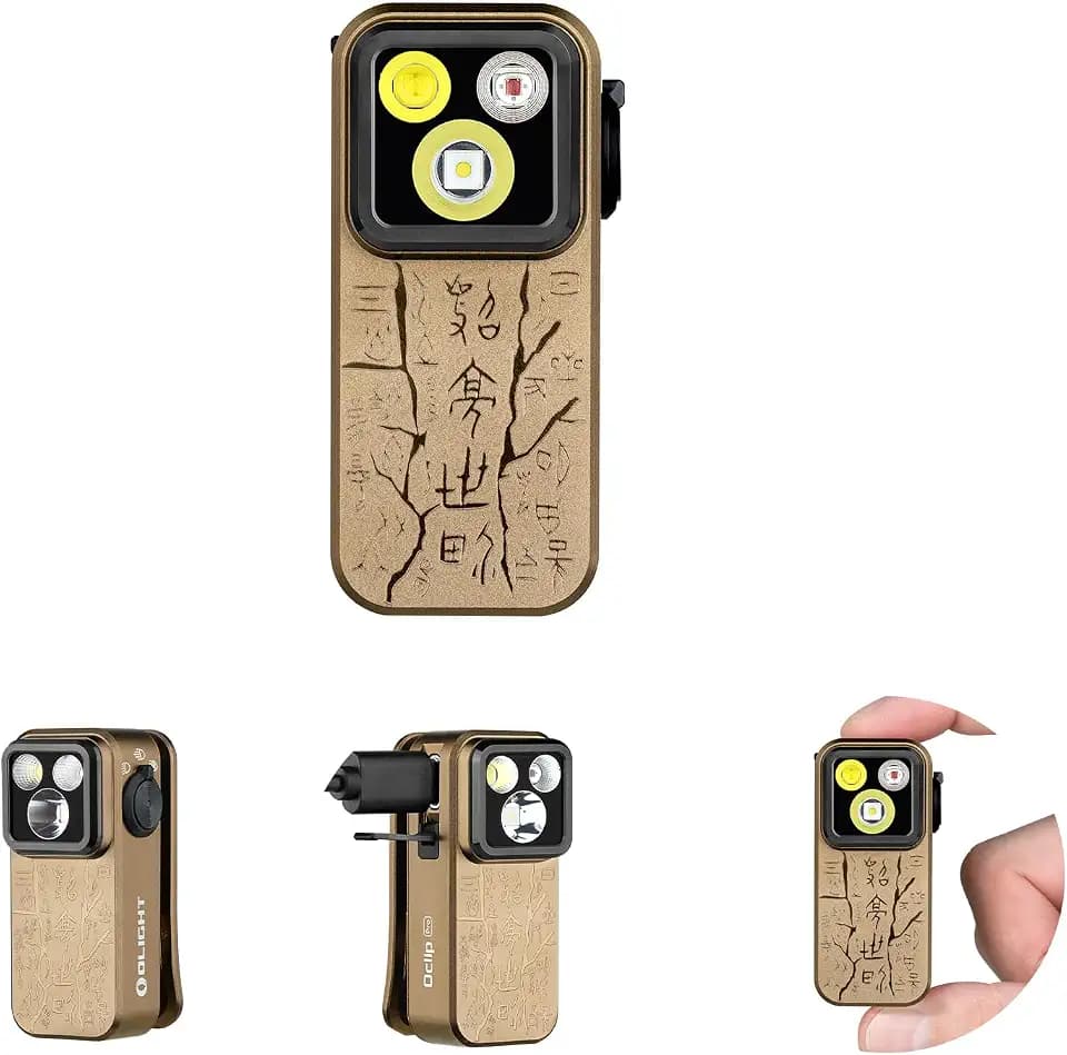 OLIGHT Oclip Pro Mini clip EDC-Taschenlampe mit Wiederaufladbare 500LM 120M