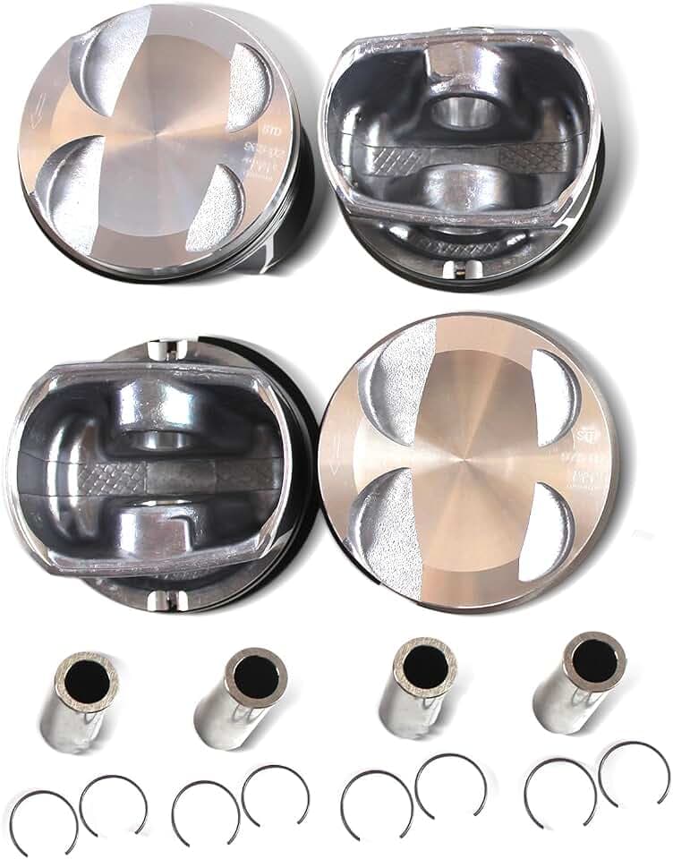 4x Piston Ring Set 11257589348 Compatible with MINI-Cooper Paceman R55 R56 R57 R58 N12B16 N16B16 5FS EP6C 2006-2016 After-Market Parts OE 11257566477 11257566479 P3402 PR3402