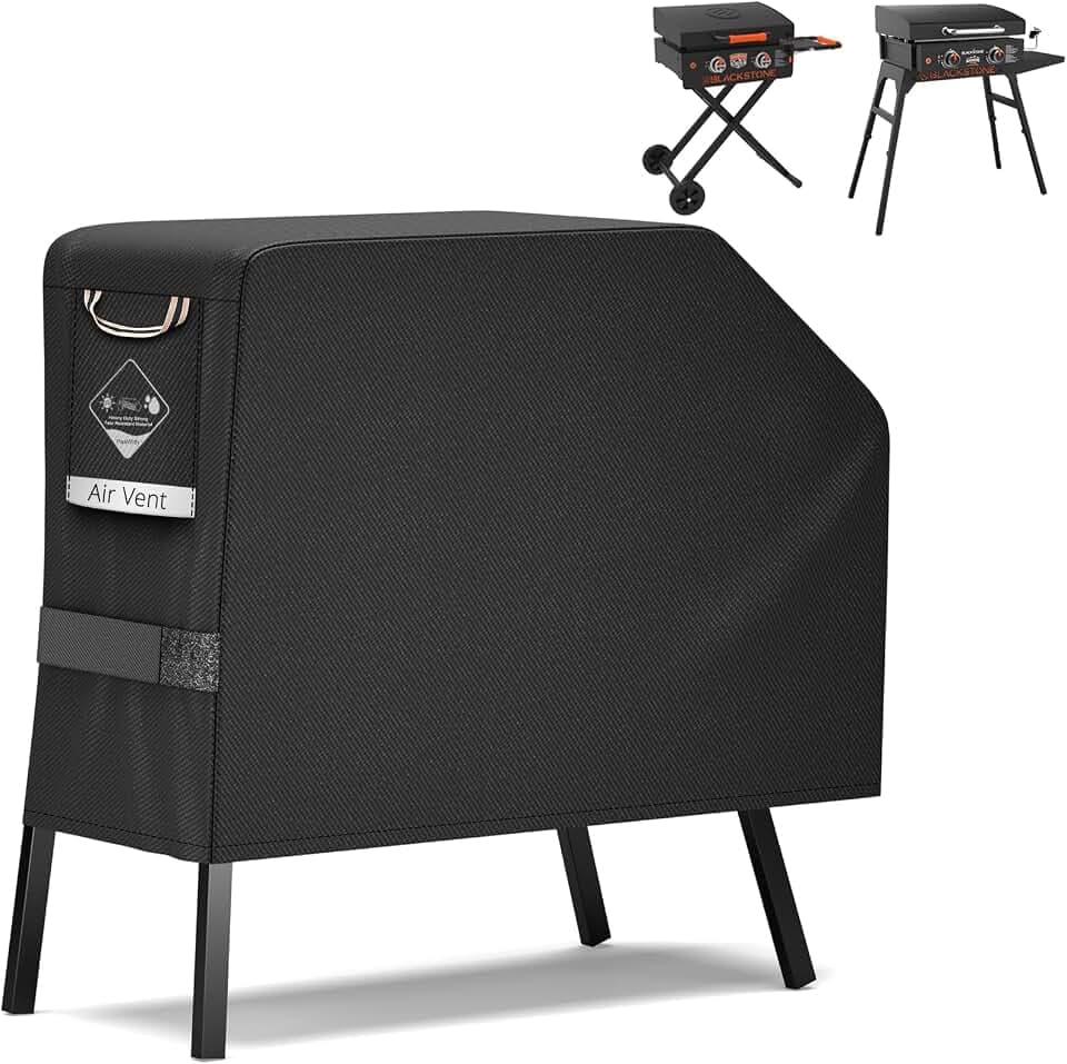 Griddle Cover for Blackstone 22" with Hood & Stand,1000D Heavy Duty