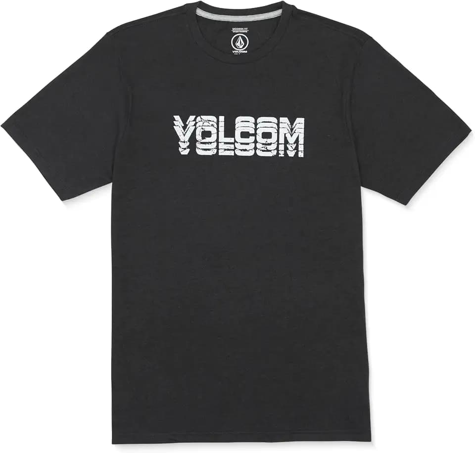 Volcom Men's Stone Fill Short Sleeve T-Shirt – Crewneck Graphic Tee