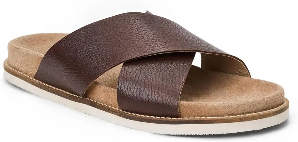 Bruno Magli Men's Edgar Sandals, Leather Shoes, Open Toe Footwear