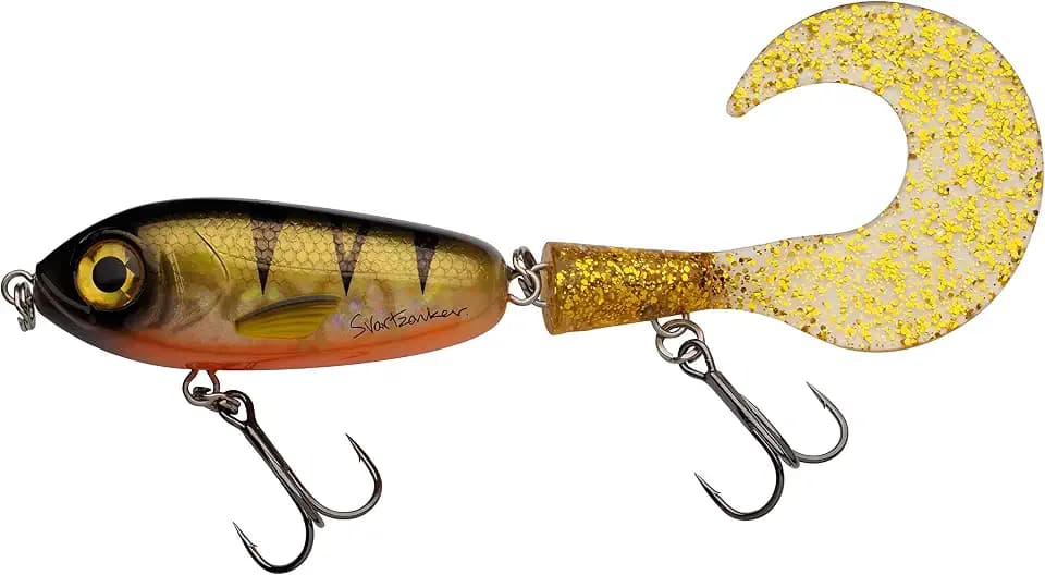 Abu Garcia Svartzonker McMio Hecht- und Muskelfischköder - schwimmender Jerkbait für Süßwasser-Raubfische - Hecht, Muschel, Zander und Barsch - realistisches 3D-Design, 14cm & 18cm Farben verfügbar