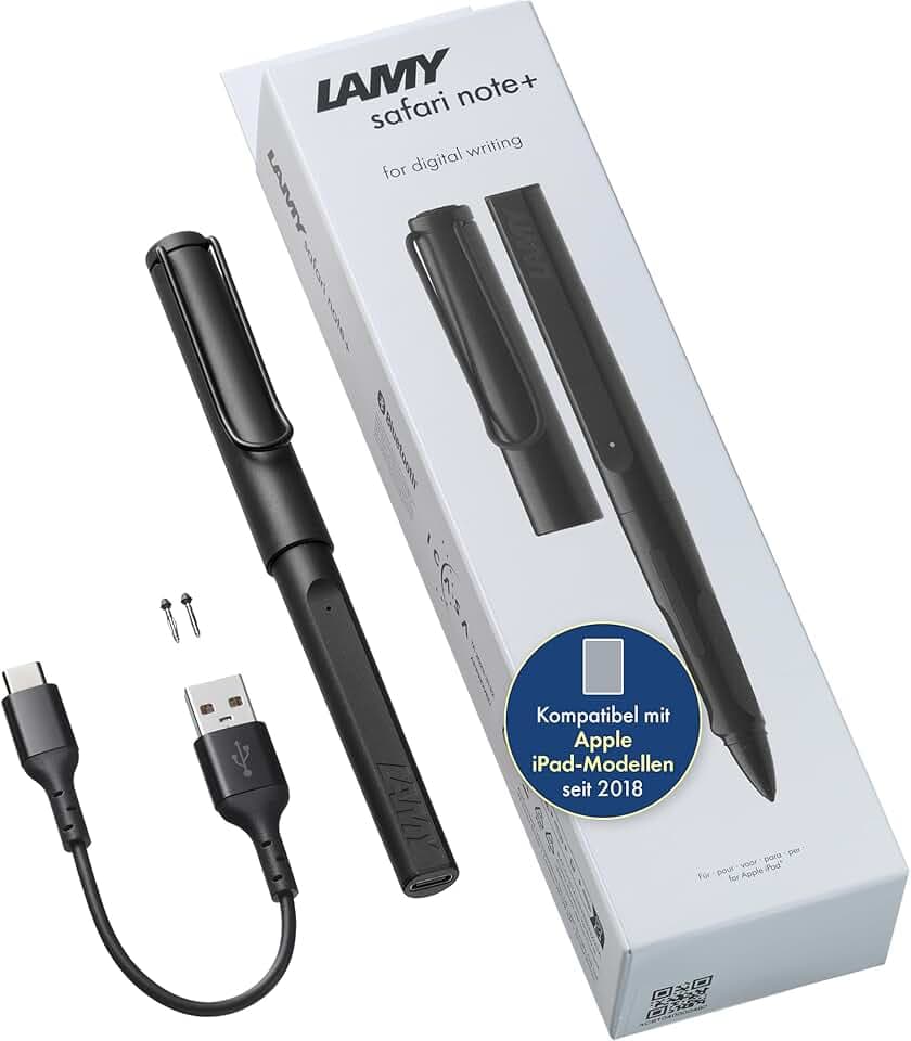 Lamy Safari Note+ All Black iPad Stift