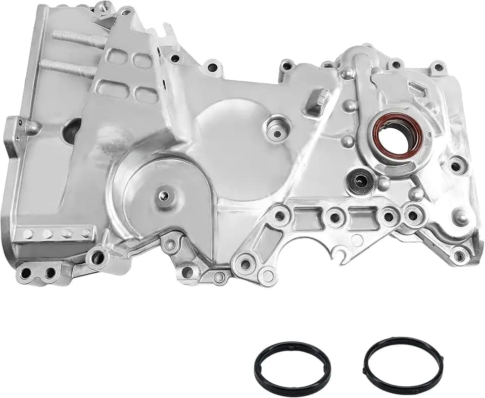 Oil Pump Timing Chain Cover for Hyundai Tucson 2014-2021 2.0L Kia Soul 2.0L 2012-2019, Kia Forte 2.0L 2014-2018,Kia Forte5 2.0L 2014-2018,Elantra 1.8L 2012-2013 Replaces 21350-2E030
