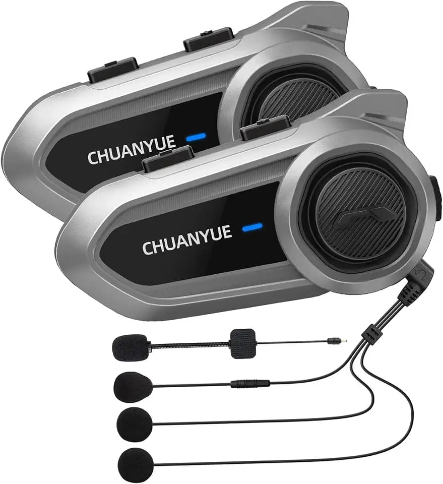 R18 Lite Motorrad Headset,intercom Motorrad für 2 Personen (2pcs)