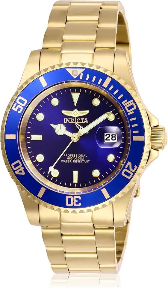 Invicta Men's Pro Diver Quartz Watch with Stainless Steel Strap