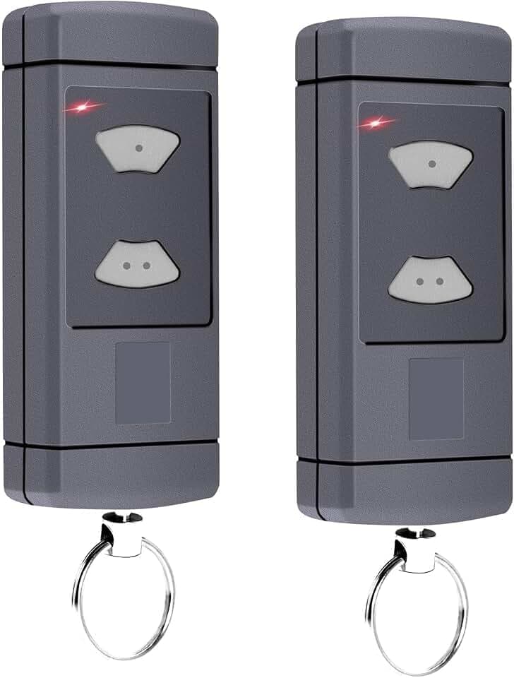 40.685MHz Red Buttons Garage Fernbedienung Kompatibel mit Hör-mann HS-M4-868, HS-E2-868, H-S4-868,2 Stück Handsender Universal für Hörmann HSE2-868, HSM4-868, HS4-868,2 Kanäle