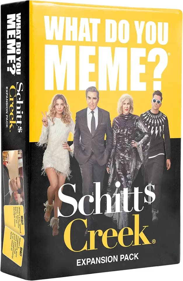 WHAT DO YOU MEME? Schitt's Creek Expansion Pack – Designed to be Added to Core Party Game
