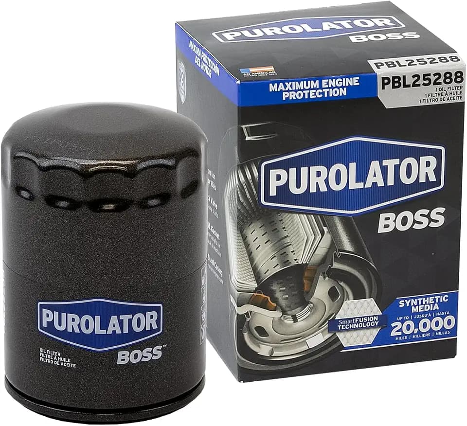 Purolator PBL25288 PurolatorBOSS Maximum Engine Protection Spin On Oil Filter Compatible With Chevrolet Impala, Trailblazer, Silverado 1500, Colorado, GMC Envoy, Sierra 1500, Cadillac DeVille and DTS