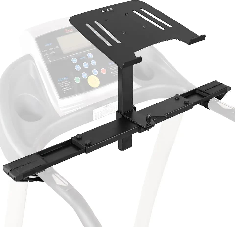 VIVO Black Treadmill Desk Attachment, Laptop Holder Tray, Stand-TDML1