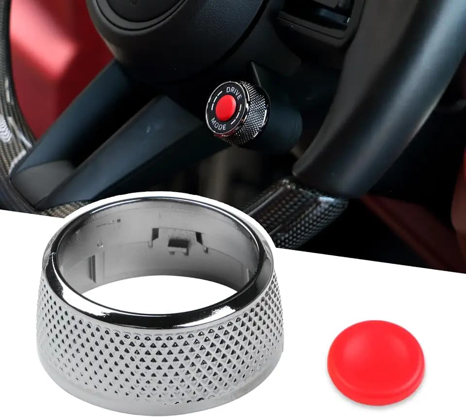 Jaronx Compatible with Porsche Steering Wheel Drive Mode Knob (Gun-Finish)