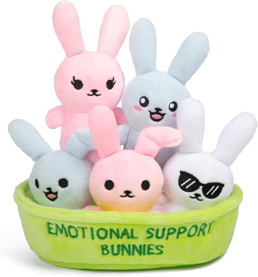 Emotional Support Pals Bunnies, Cuddly Stuffed Animals by Relatable