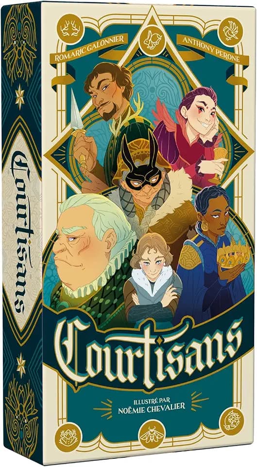 Blackrock Games Courtisans – Karten- und Bluff-Spiel – 8 Jahre und älter – ideal für Freunde und Familie – Gesellschaftsspiel – Taktik – Handlung – Catch Up Games