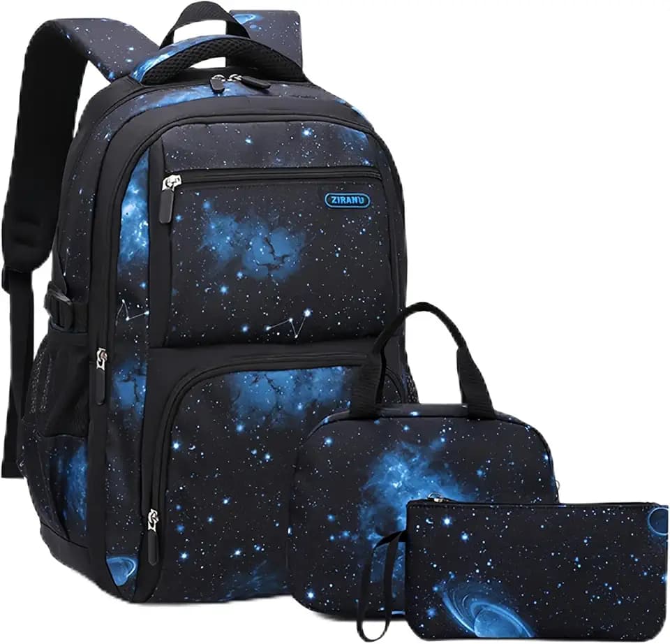 Galaxy Print Schulrucksack für Jungen