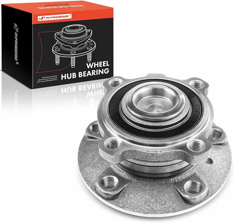 A-Premium Front Wheel Bearing and Hub Assembly Compatible with BMW