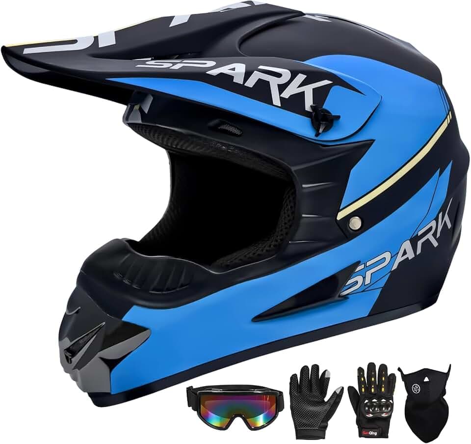 DOT Youth Dirt Bike Helmet, Kids Motorcycle Helmets