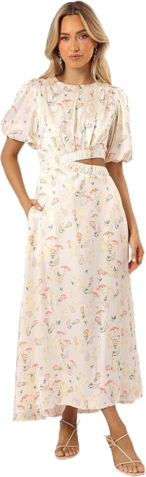 Petal & Pup Women's Aminah Puff Sleeve Dress