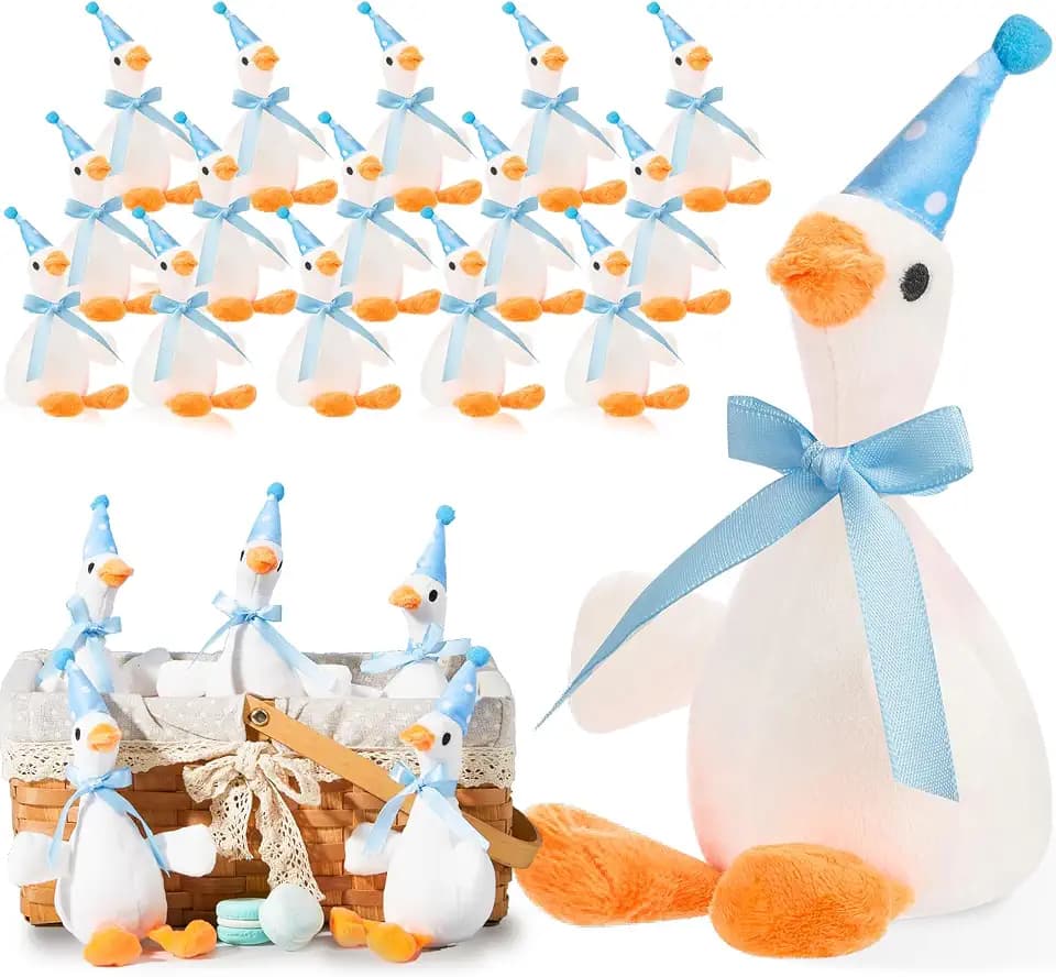 24 Pcs Silly Goose Plush Stuffed Animal, Blue