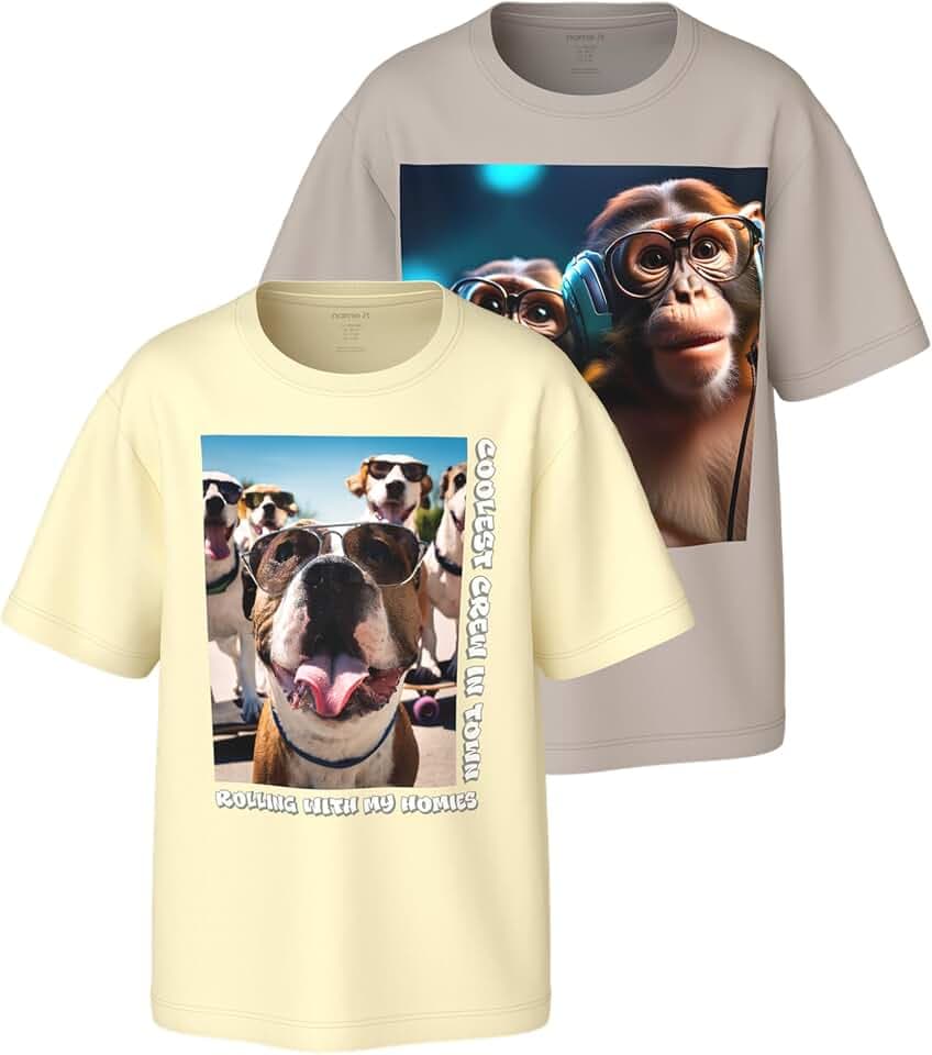 Name IT Jungen Name It Boy T-Shirt 2er-Pack Nkmvoto 2P Ss Nreg Top (2er Pack)