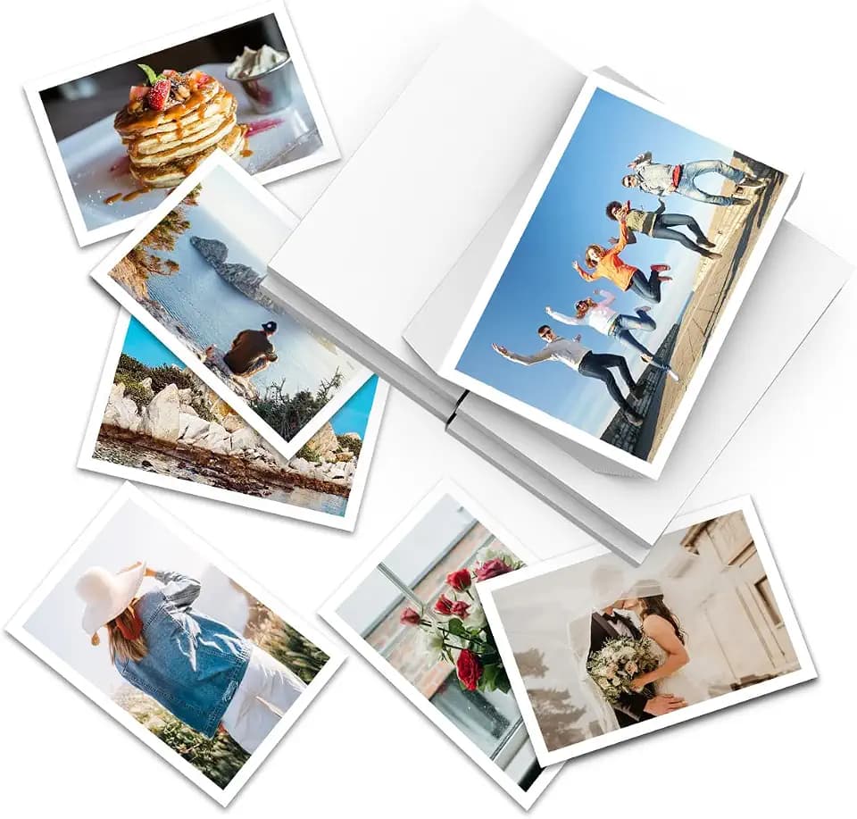 500 Sheets 4x6 Glossy Photo Paper, Dye Ink Only Inkjet Printer Paper