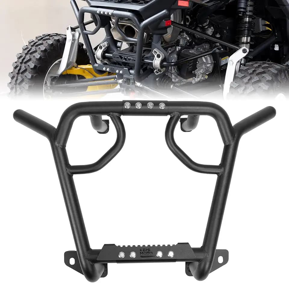 KEMIMOTO Rear Bumper Black Compatible with 2024+ Can-Am Maverick R
