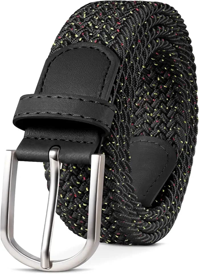 TANGCHAO Stretchgürtel Flechtgürtel elastischer, Gürtel Damen und Herren