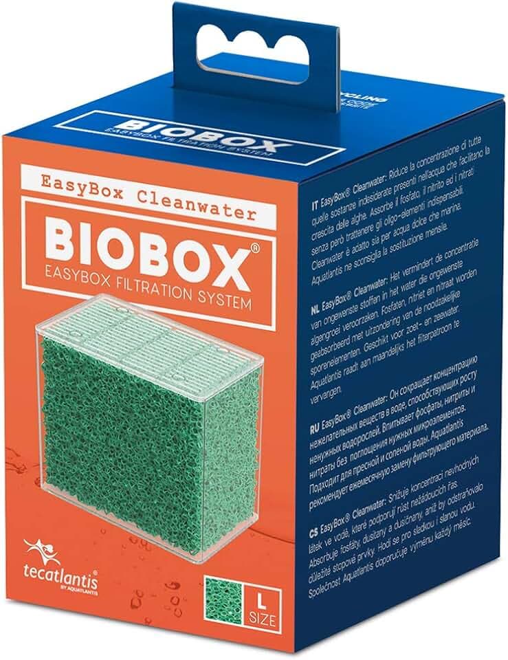 Tecatlantis Easybox Cleanwater Filtermedien Kartusche für Biobox Filter 2 und 3, L