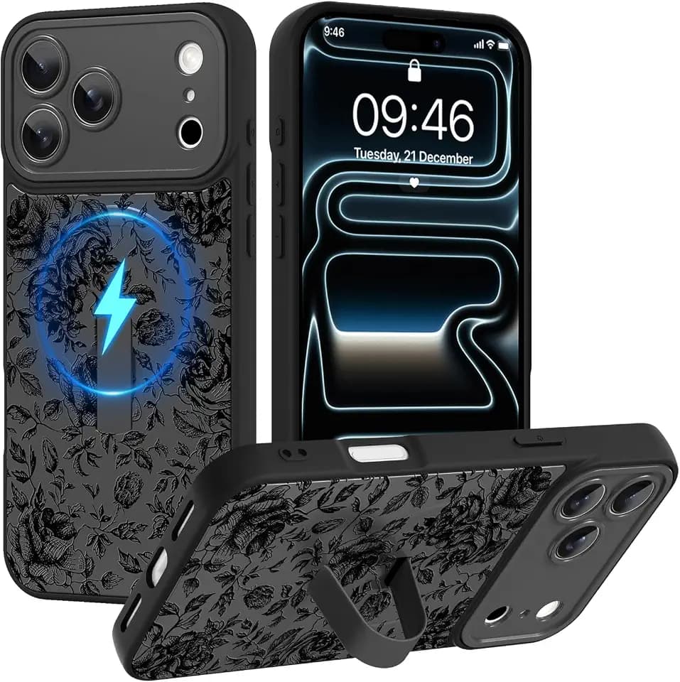 Magnetic Case for iPhone 17 Pro Max, Black