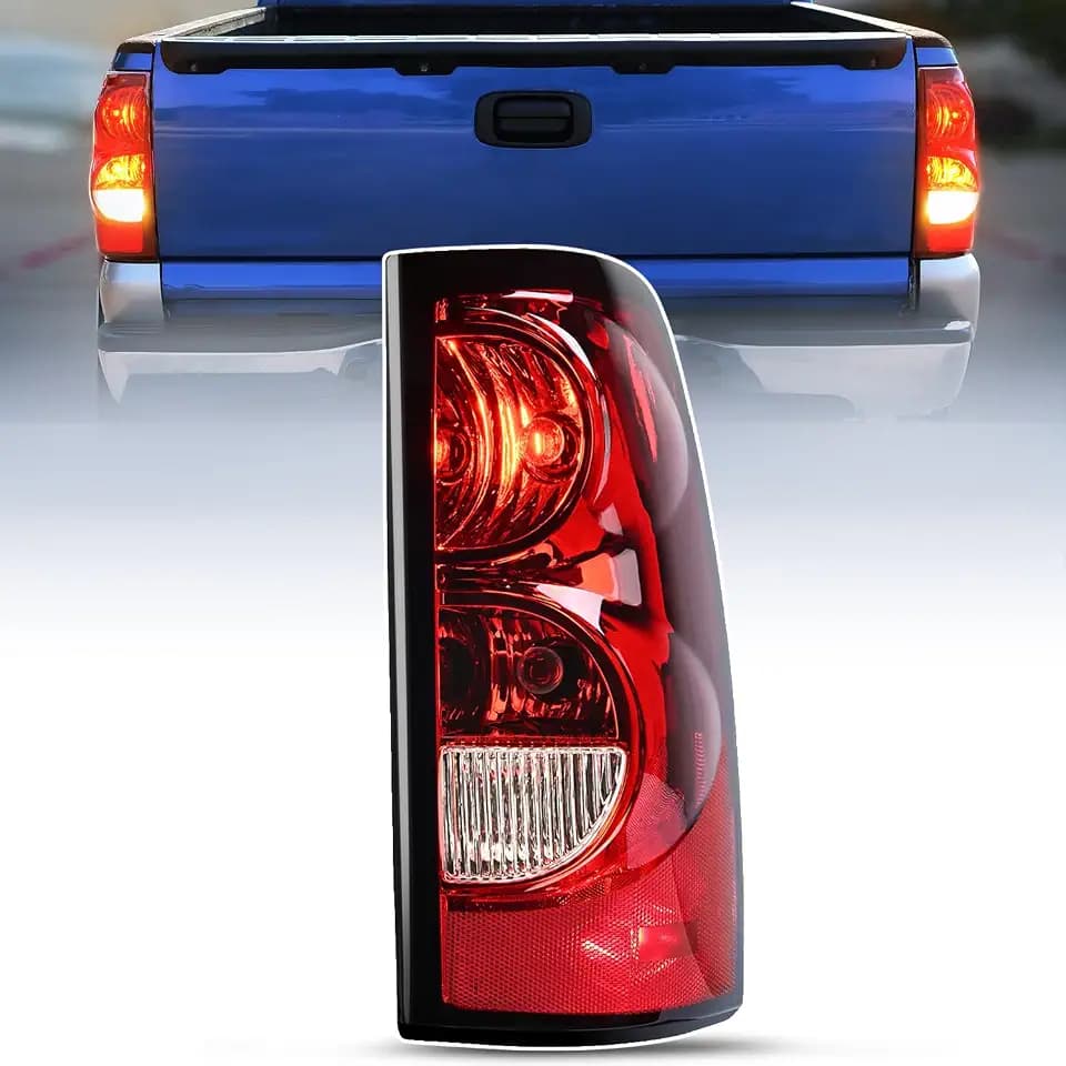 Nilight Taillight Assembly Compatible with 2003-2006 Chevy Silverado