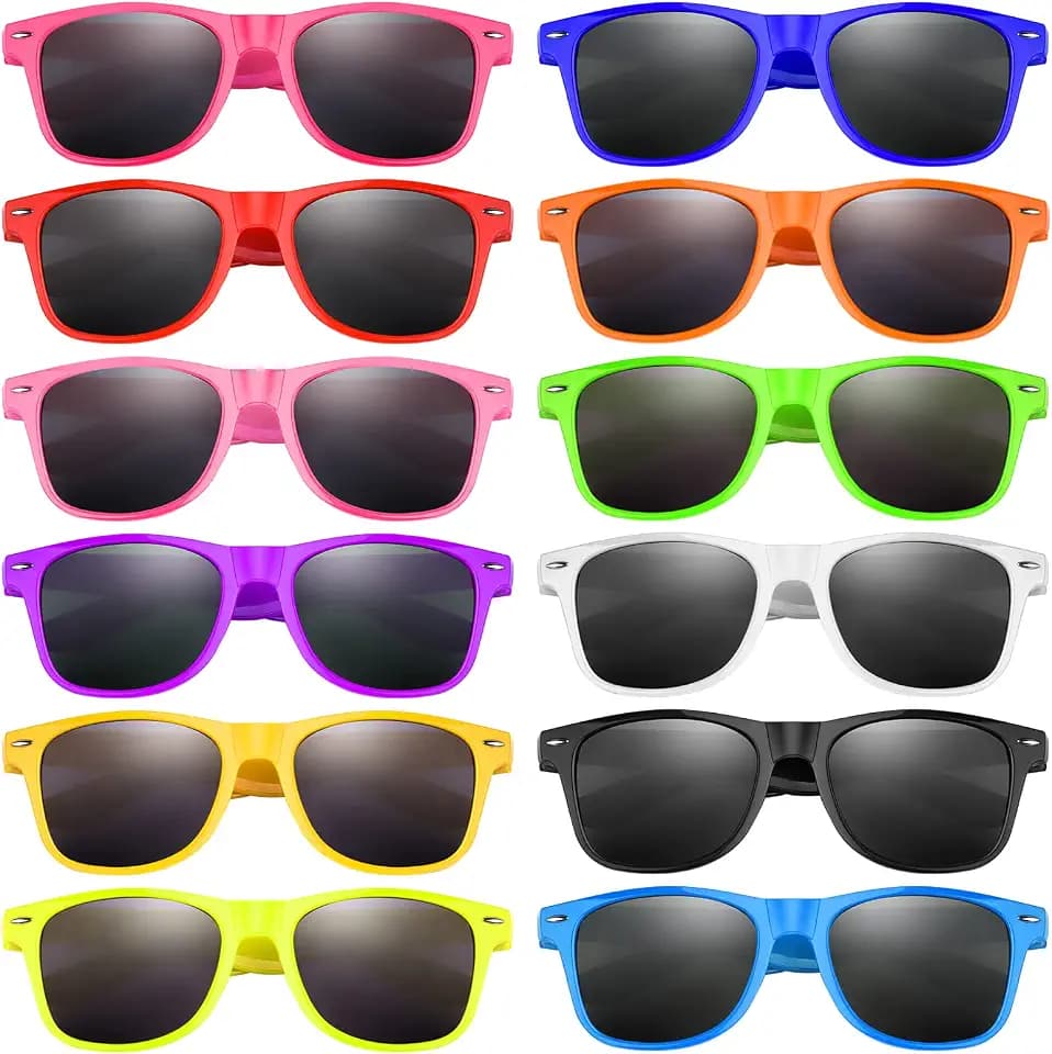 MIAHART Kids Sunglasses Bulk for Boys and Girls Glasses Party Favors for Summer Beach Pool Party Carnival Prizes