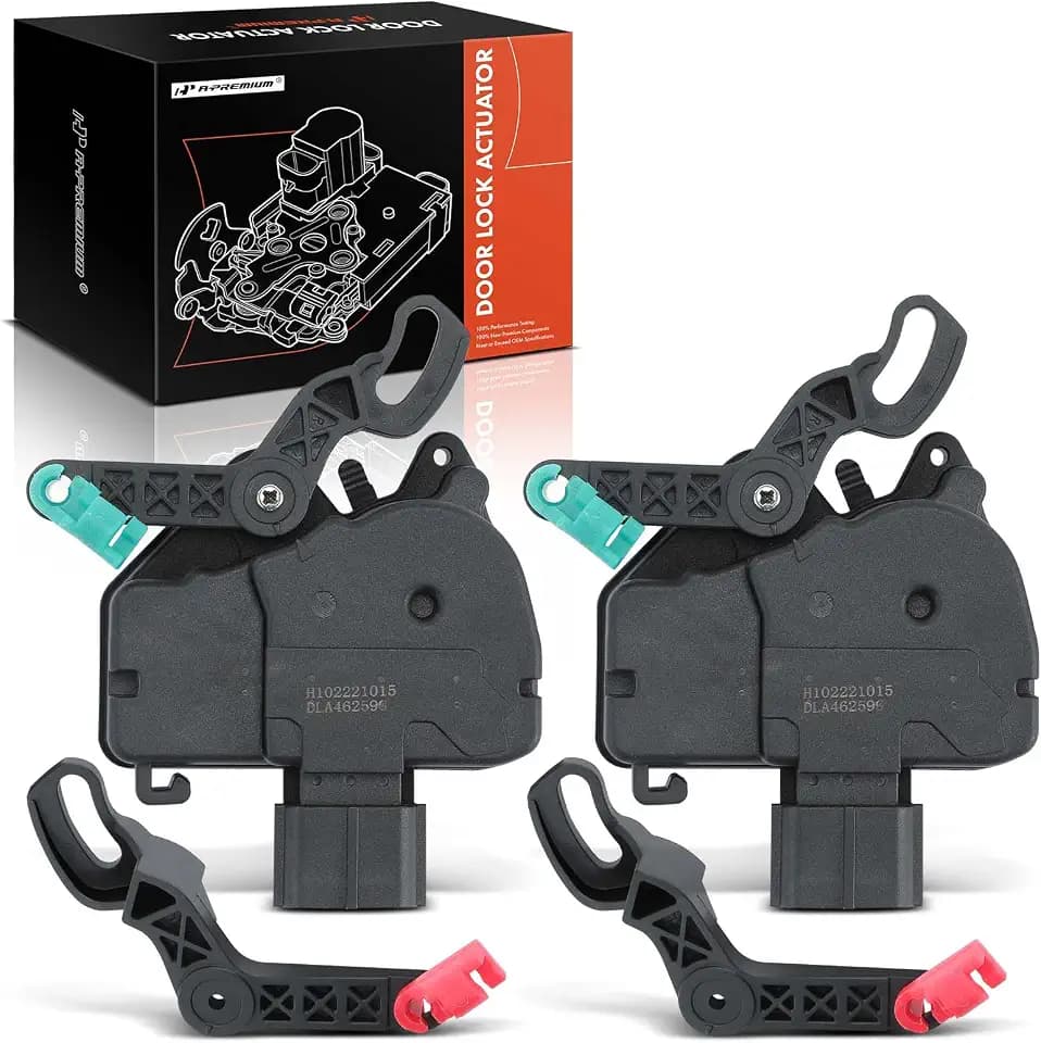 A-Premium Left & Right Sliding Door Lock Actuator Compatible with Chrysler Town & Country 2001-2016 & Dodge Caravan 2001-2007 Grand Caravan 2001-2019 & Ram C/V 2012-2015