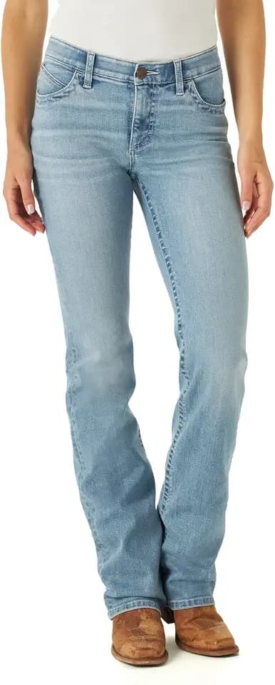 Wrangler Women's Willow Mid Rise Boot Cut Ultimate Riding Pant
