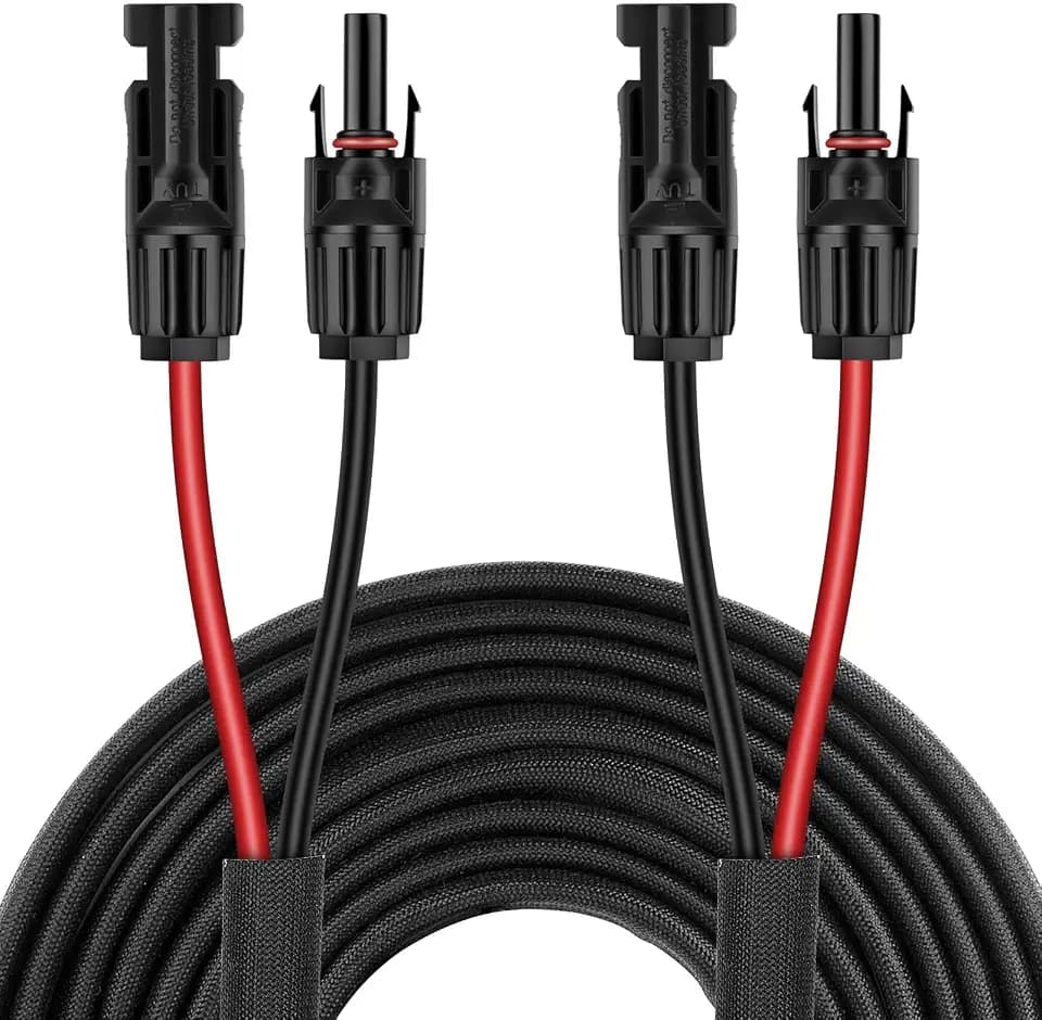 10AWG Solar Panel Extension Cable 40FT with Female & Male Connector