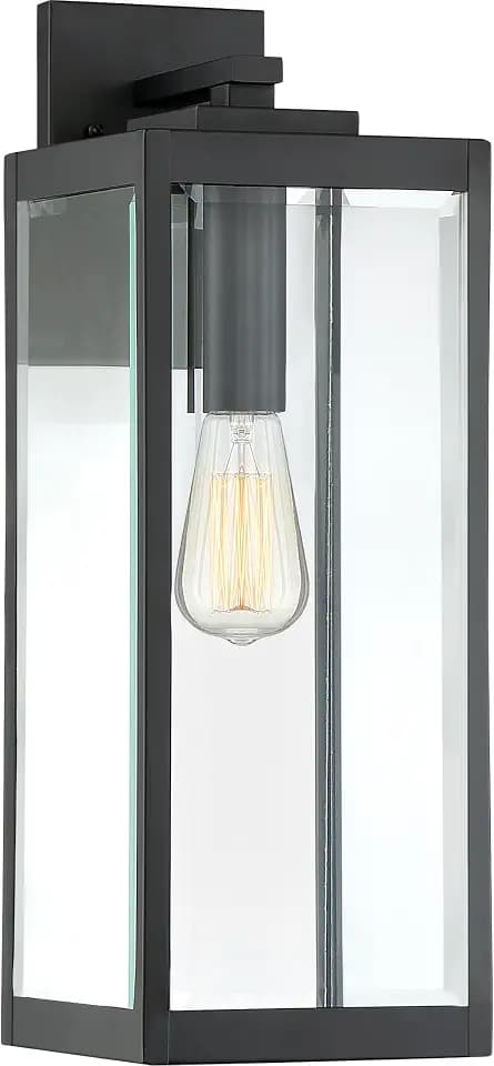 Quoizel Westover 20" Outdoor Wall Lantern, Earth Black