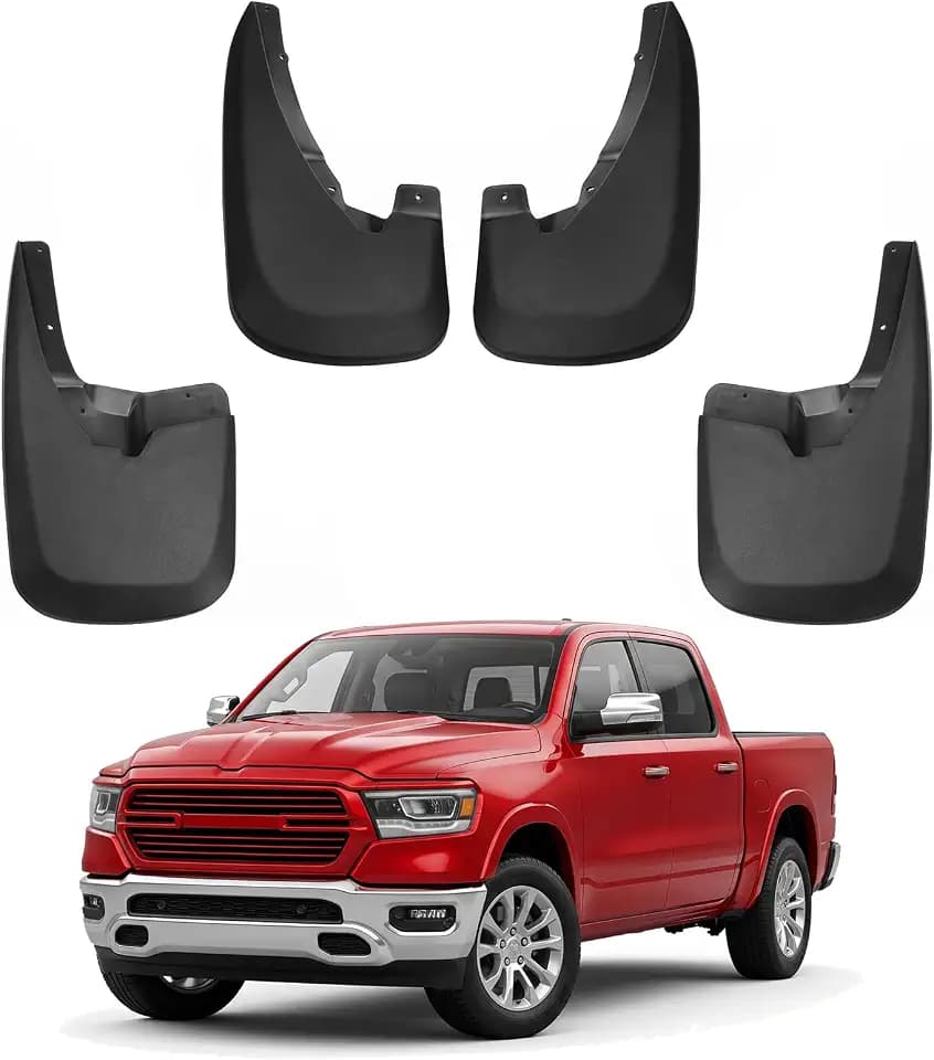 Tecoom OEM Mud Flaps Fit for Ram 1500 2009-2018 Without Fender Flares