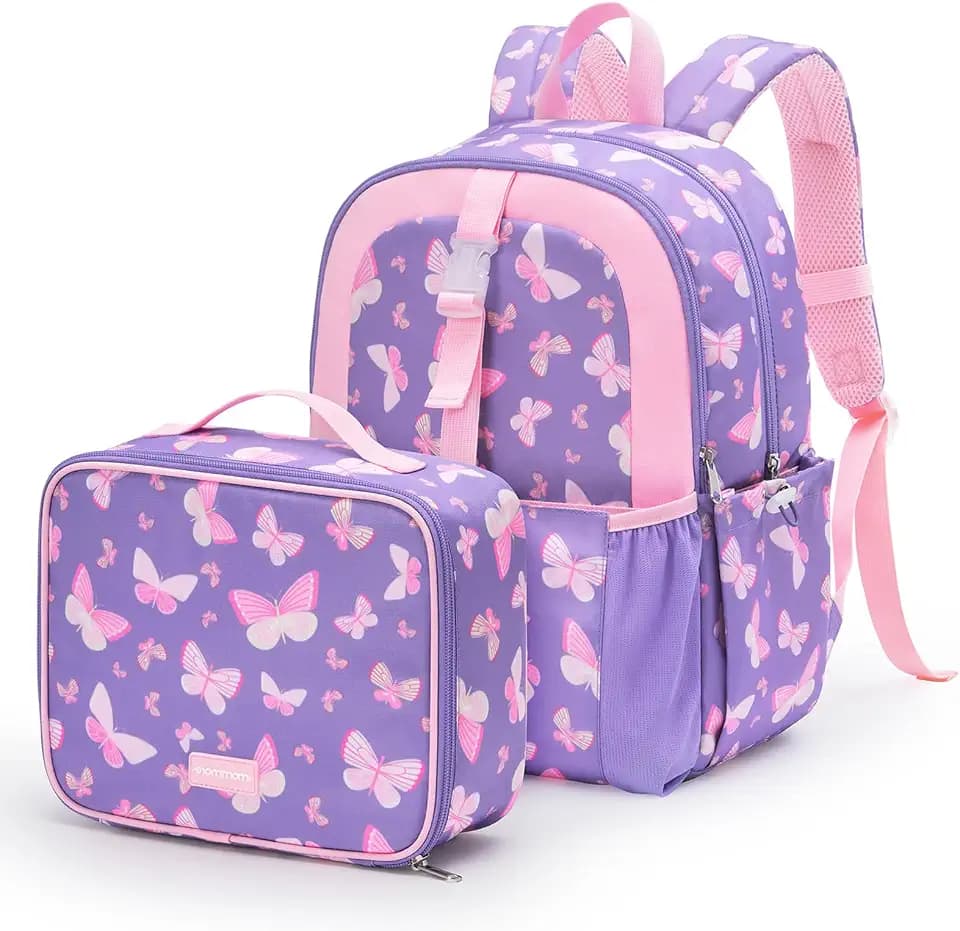 mommore Kids Backpack Set Kindergarten School Bookbag for Boys Girls 4-8