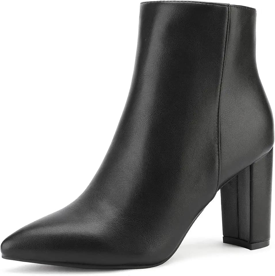 DREAM PAIRS Women's Chunky Heel Ankle Booties