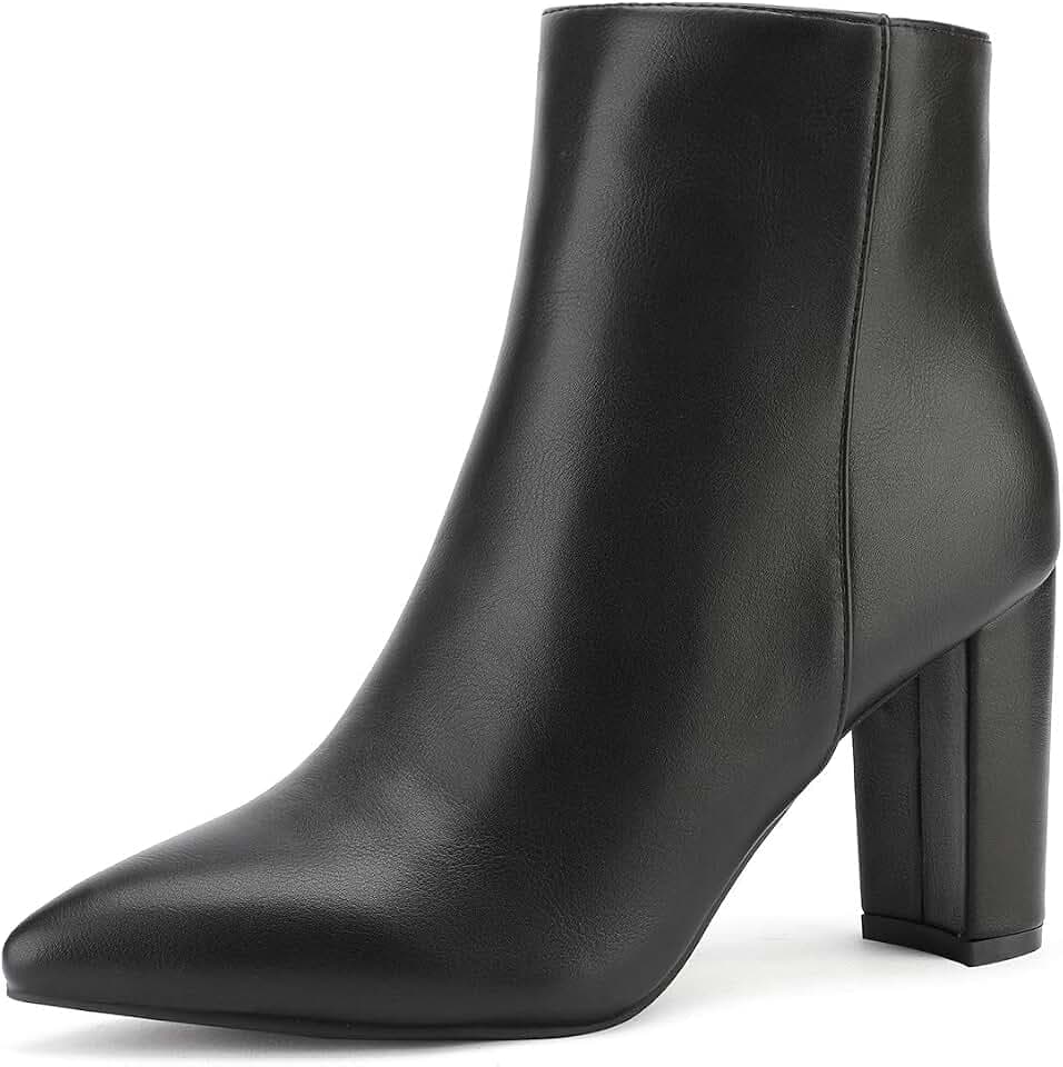 DREAM PAIRS Women's Chunky Heel Ankle Booties