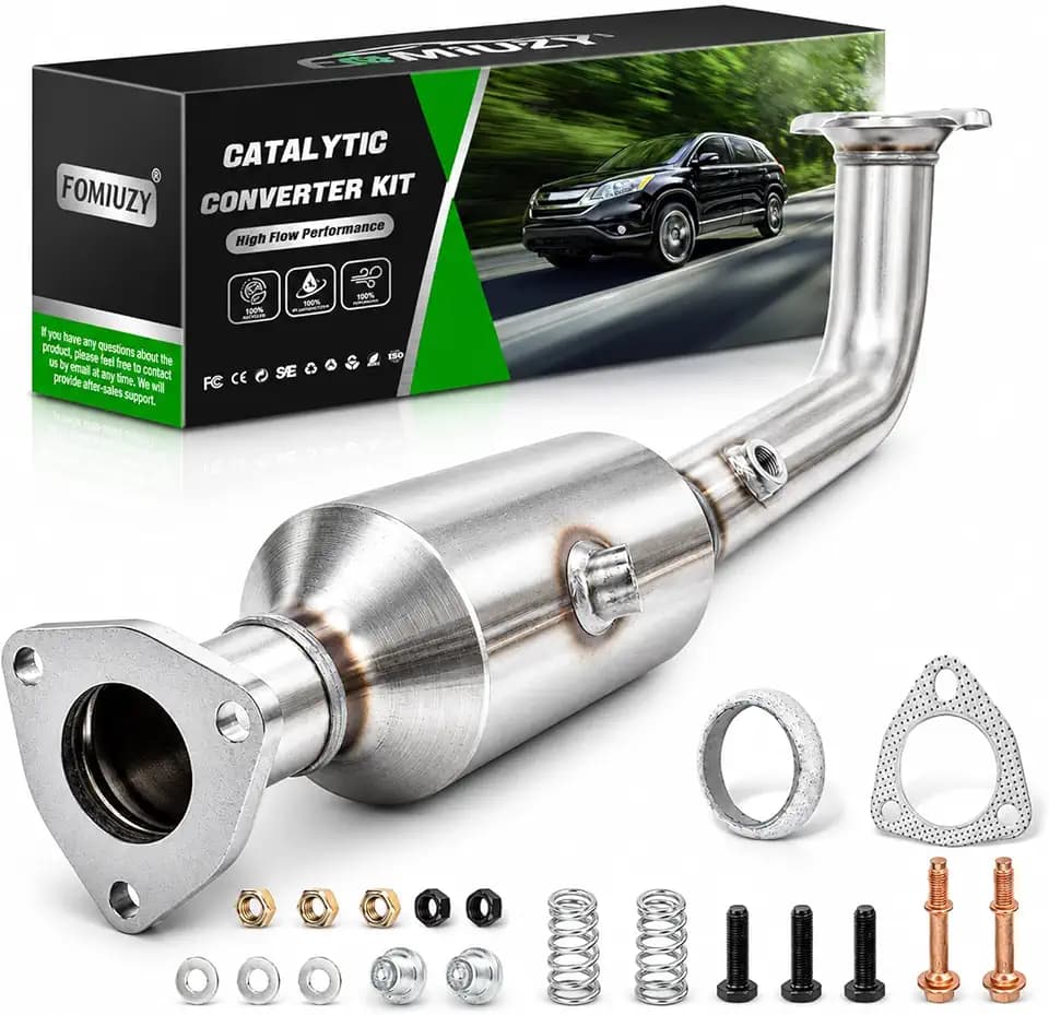 High Flow Front Catalytic Converter Kit Direct-Fit Honda CRV CR-V 2007 2008 2009 2.4L Replace 53782(EPA Compliant)