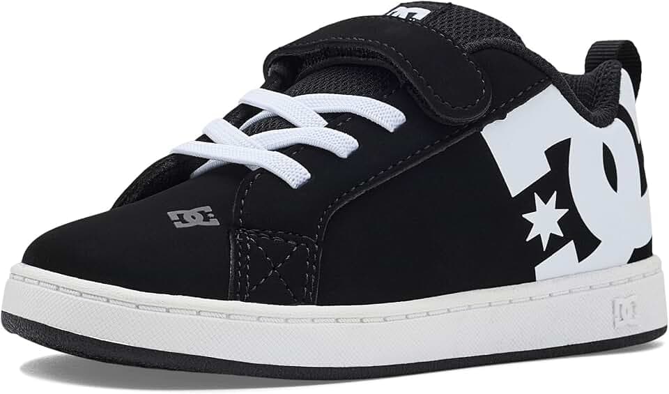 DC Shoes Unisex-Child Court Graffik Elastic (Toddler)